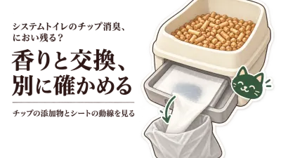 システムトイレ用チップ・シートのおすすめ｜楽天でレビュー数が多い商品を香りと交換時のにおいで比較
