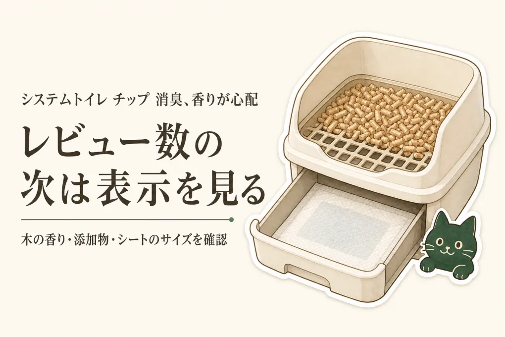 システムトイレ用チップ・シートのおすすめ｜楽天レビュー数順に香りを抑える組み合わせを比較